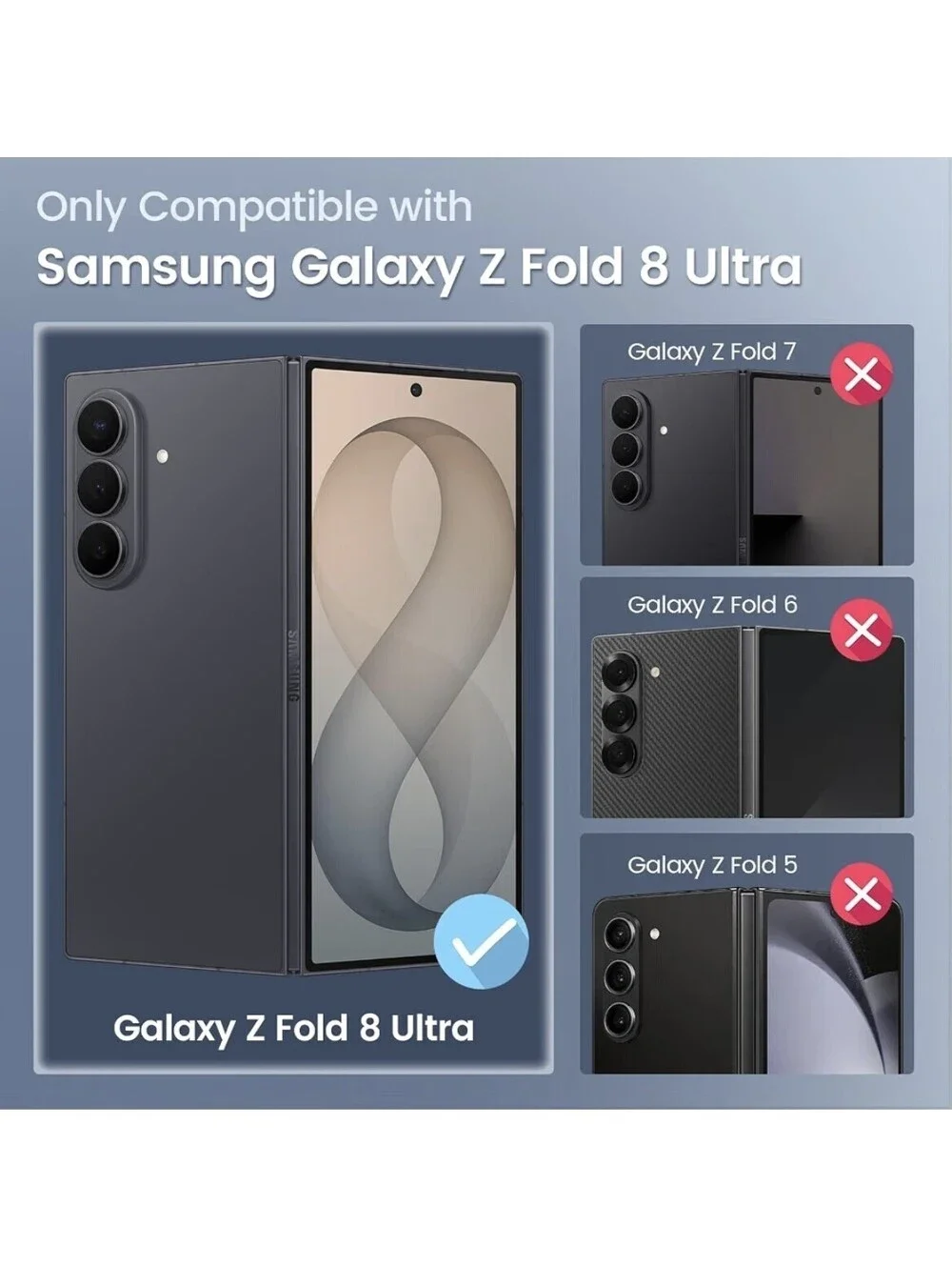 For Samsung Galaxy Z Fold 8/ 8 Ultra Matte Case Mag Safe Shockproof Screen Cover